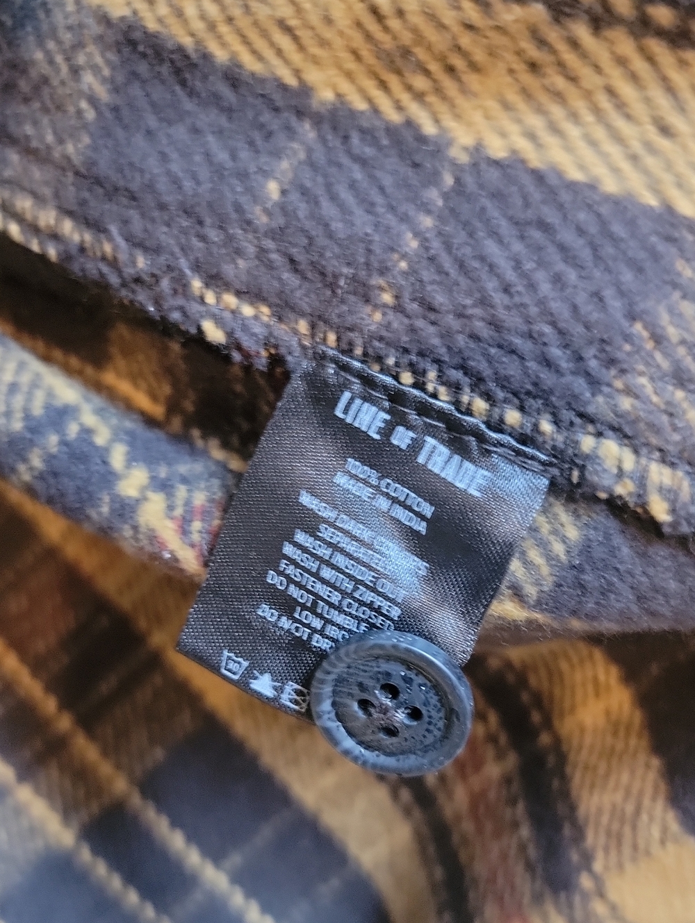 Bespoke Post| Line Of Trade |Men's Brown Plaid Workshirt Jacket - Picture 8 of 12